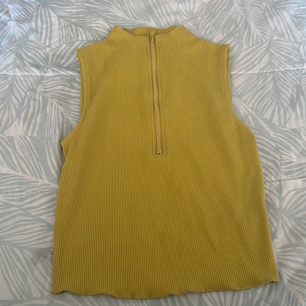 Chartreuse Urban outfitters top